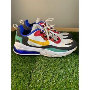 NIKE AIR MAX 270 React Bauhaus Men's Multi Color Sneakers Size 12 A04971-002